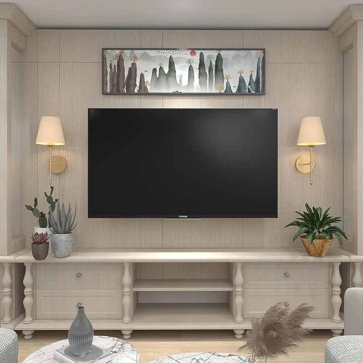 Wireless Battery Operated Wall Sconce Indoor Lighting Fixture
