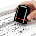 Self Inking Custom Signature Stamp for Personalized Logo and Name