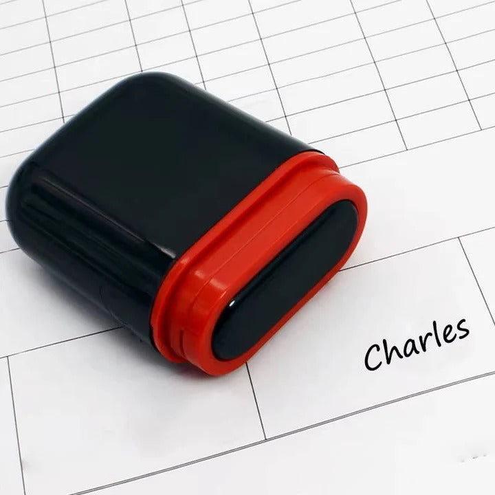 Self Inking Custom Signature Stamp for Personalized Logo and Name
