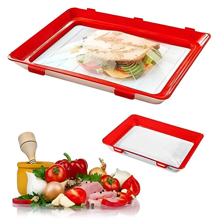 Havenholt Food Storage Tray with Stretch Film Lid