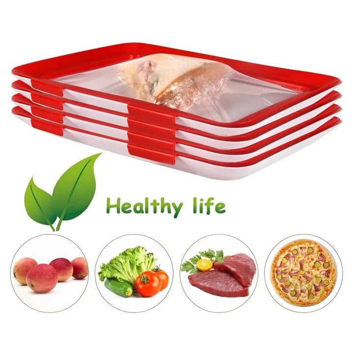 Havenholt Food Storage Tray with Stretch Film Lid