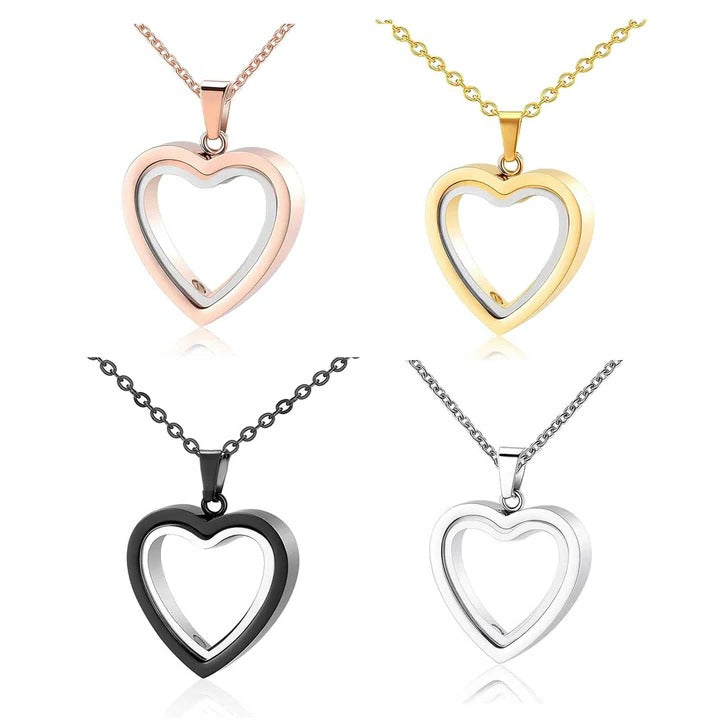 Stainless Steel Urn Pendant Necklace for Ashes and Keepsake