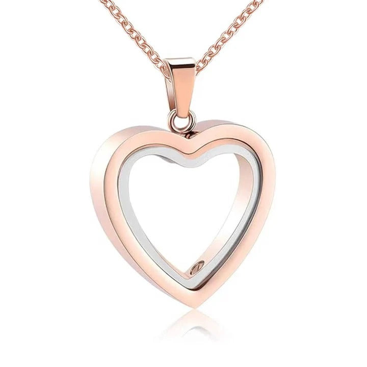 Stainless Steel Urn Pendant Necklace for Ashes and Keepsake