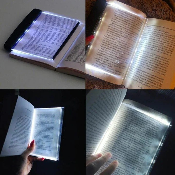 Flat Book Panel Reading Night Light LED Portable and Eye Care