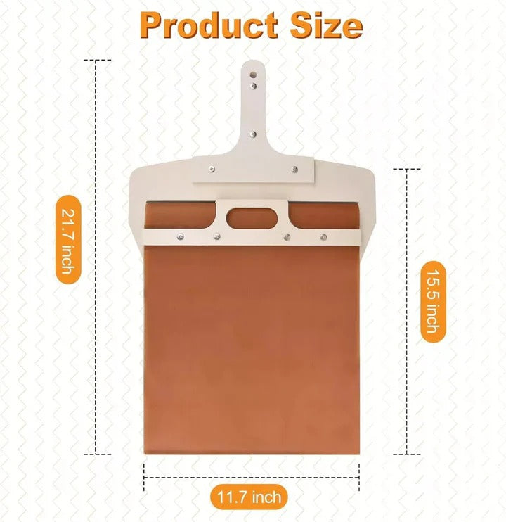 Wooden Sliding Pizza Peel for Easy Transfer and Baking