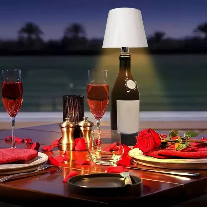 Havenholt Rechargeable Wireless Lamp for Empty Wine Bottles