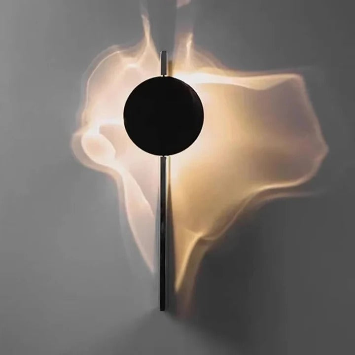 Minimalist Wall Sconce, LED Wall Light, Stainless Steel Fixture, 180 Degree Rotation