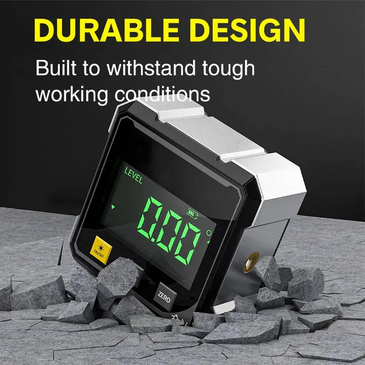 Digital Angle Finder with Laser Level and Type C Charging