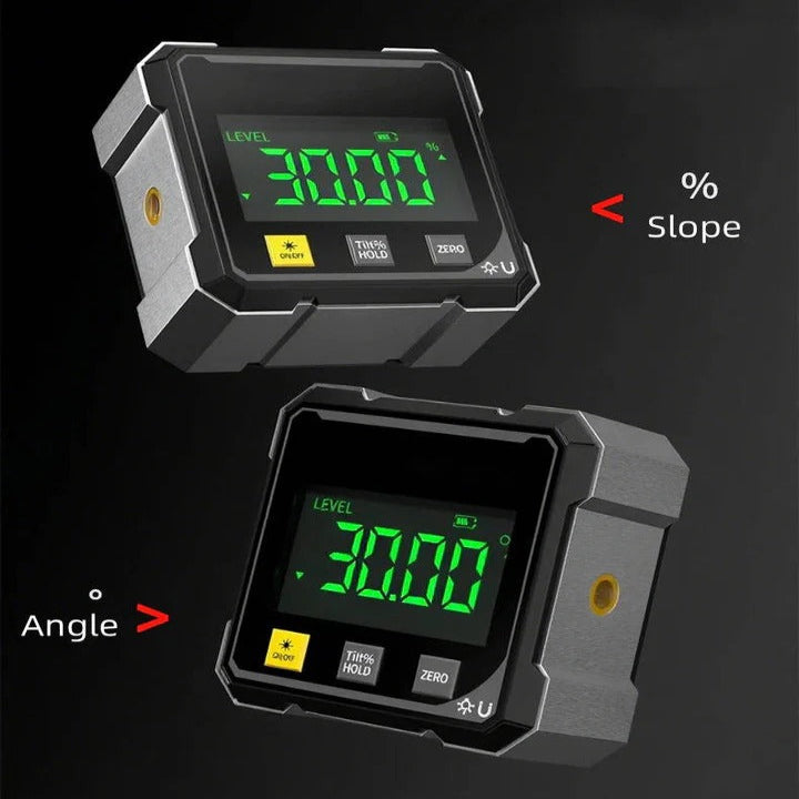 Digital Angle Finder with Laser Level and Type C Charging