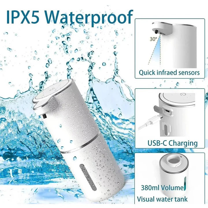 Wall Mounted Automatic Soap Dispenser Touchless for Home and Office