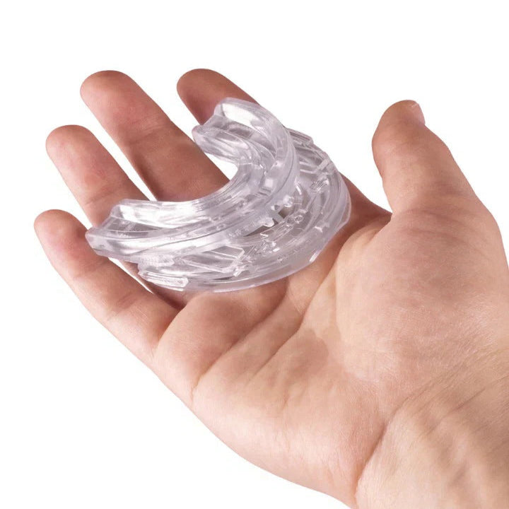 Ergonomic Anti-Snoring Mouth Guard and Adjustable Mandibular Advancement Device and Case