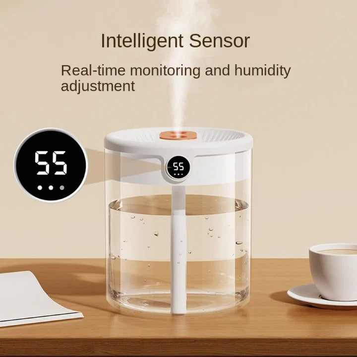 Air Humidifier, Ultrasonic Cool Mist Maker and Whisper Quiet Operation
