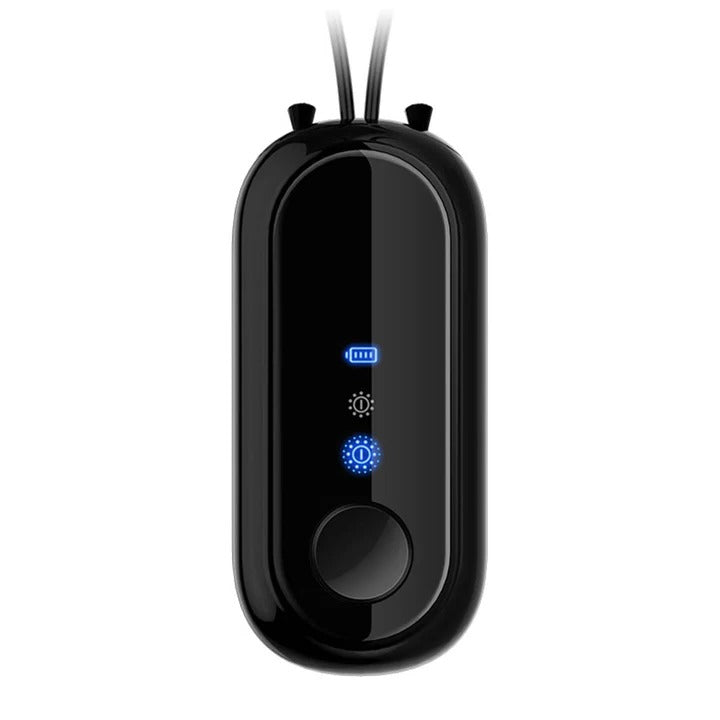 Compact Portable Air Purifier and Wearable Neck Purifier for Personal Protection