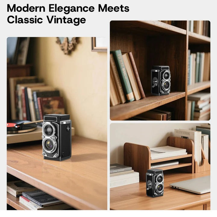 Havenholt Vintage-Style Digital Camera with Built-In Flash