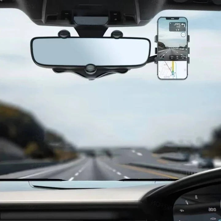 Havenholt Retractable Rear View Mirror Phone Holder