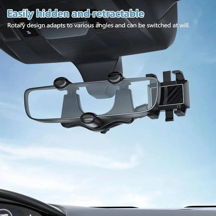 Havenholt Retractable Rear View Mirror Phone Holder