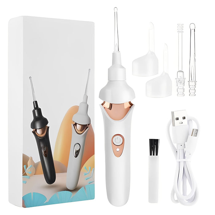 Handheld Ear Vacuum with Soft Material Nozzles