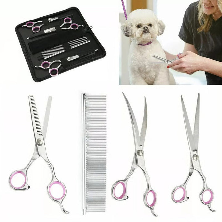 Havenholt Pet Grooming Scissor Set in Stainless Steel