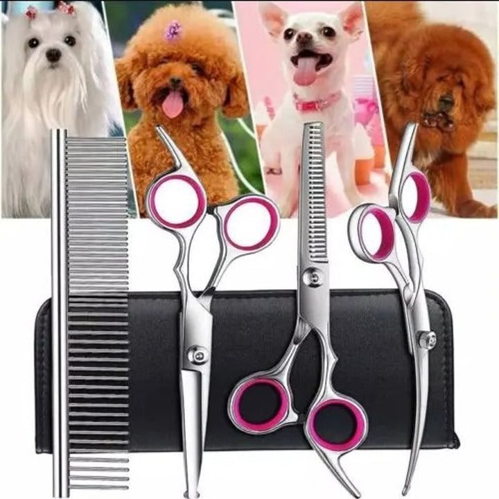 Havenholt Pet Grooming Scissor Set in Stainless Steel