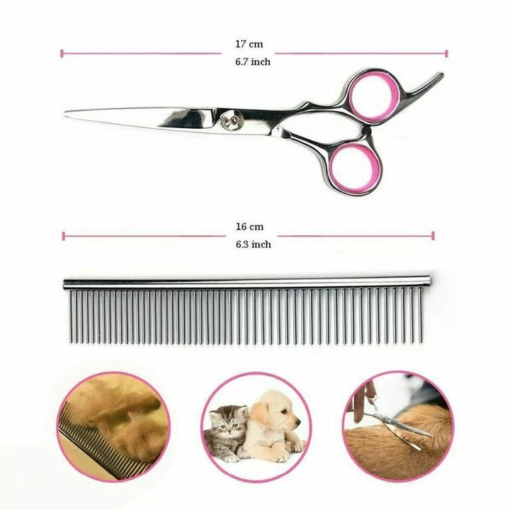 Havenholt Pet Grooming Scissor Set in Stainless Steel