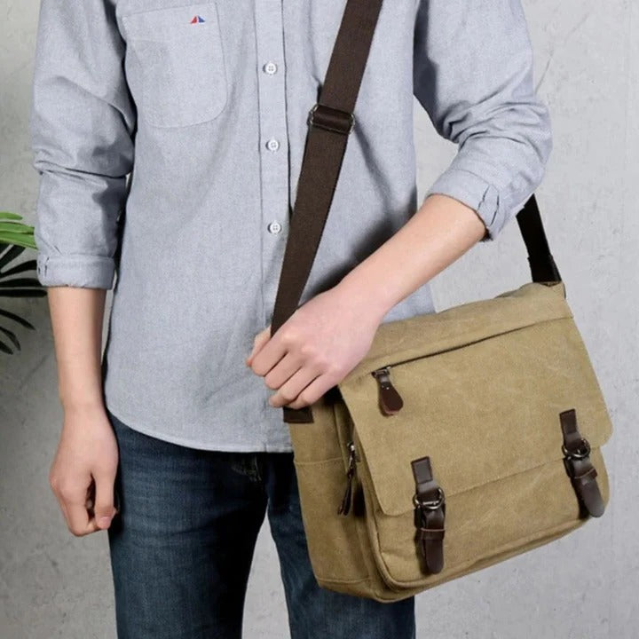 Havenholt Canvas Mens Sling Bag in Messenger Style