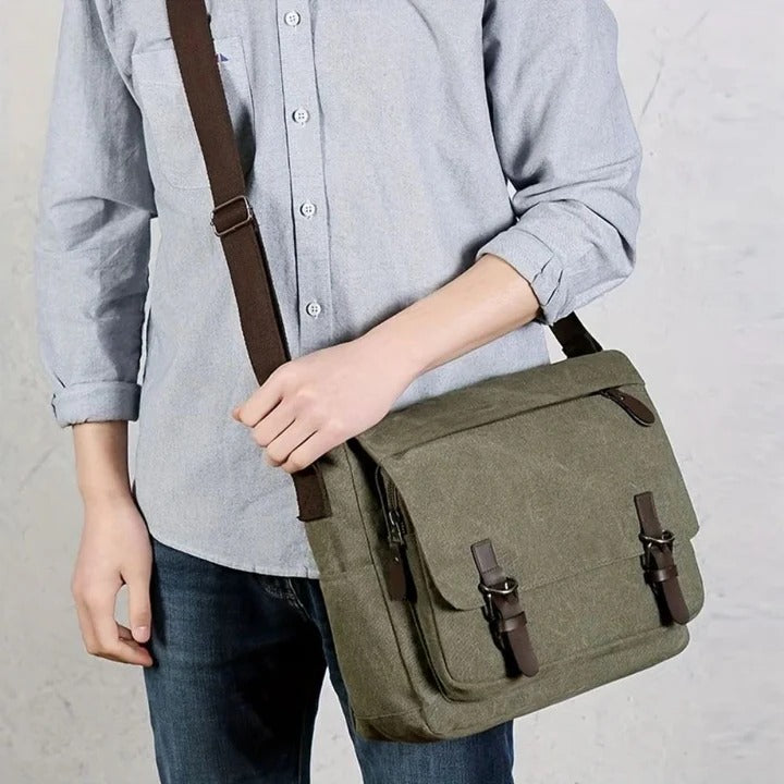 Havenholt Canvas Mens Sling Bag in Messenger Style