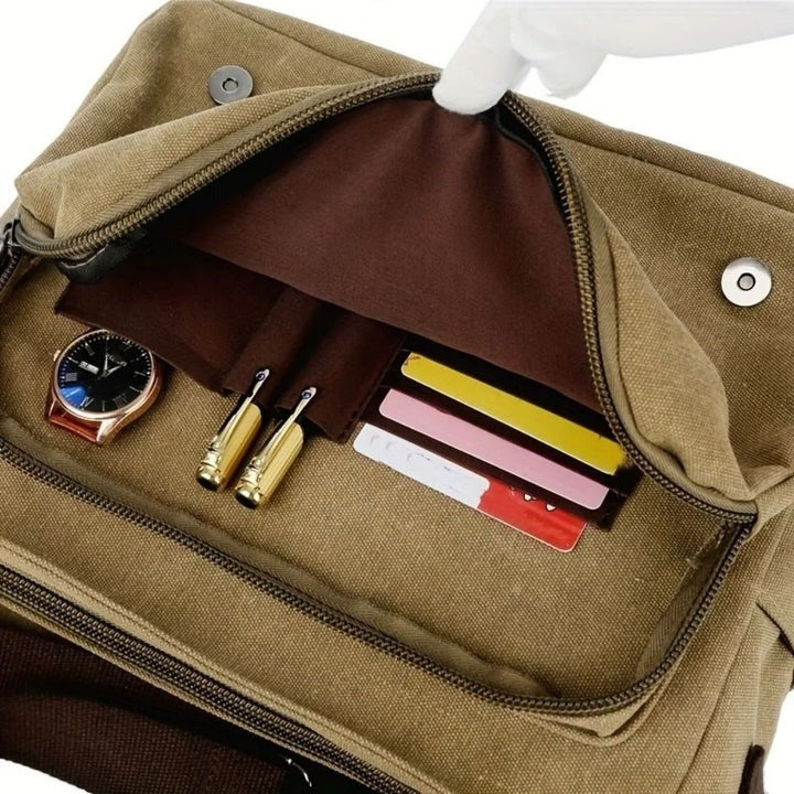 Havenholt Canvas Mens Sling Bag in Messenger Style