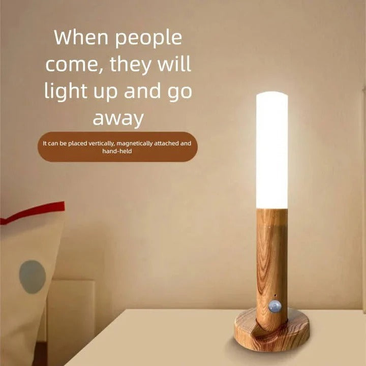 Bedroom Motion Sensor Night Light with Plug in Connection and Energy Efficient LED Bulbs and Wide Angle Detection