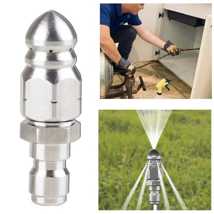 Havenholt Stainless Steel Drain Jetter Nozzle for Pressure Washers