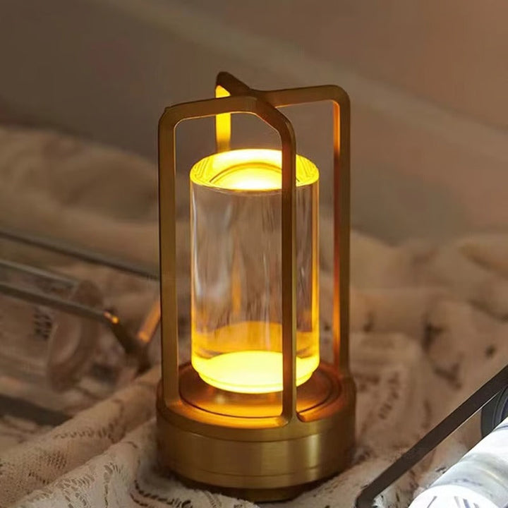 Rechargeable Crystal Table Lamp with 360 Degree Ambient Glow
