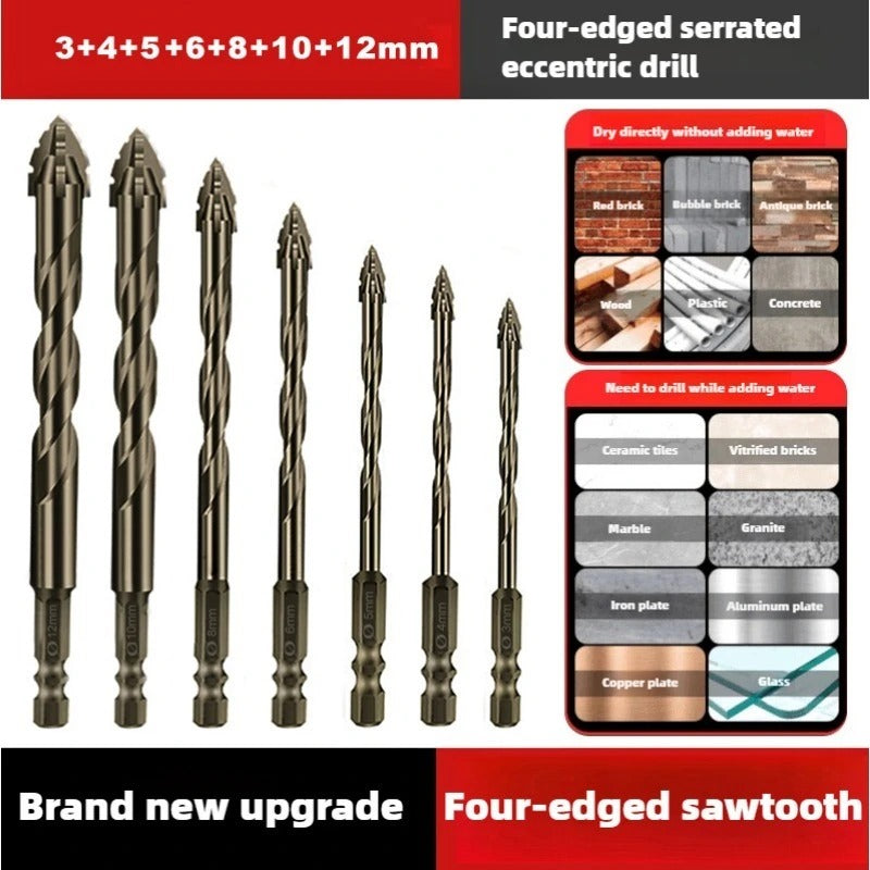 Havenholt Eccentric Drill Bit with Serrated Cutting Edges