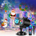 Festive Christmas Projector Lights featuring Multi-colour LED Display