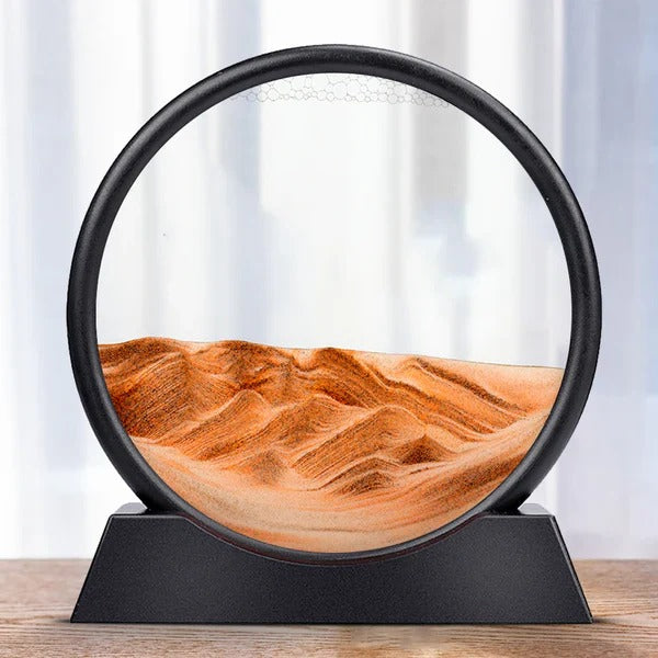 3D Moving Sea Sand Art and Kinetic Sand Landscape