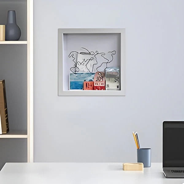 Travel Adventure Archive Box and Decorative Memory Display Frame