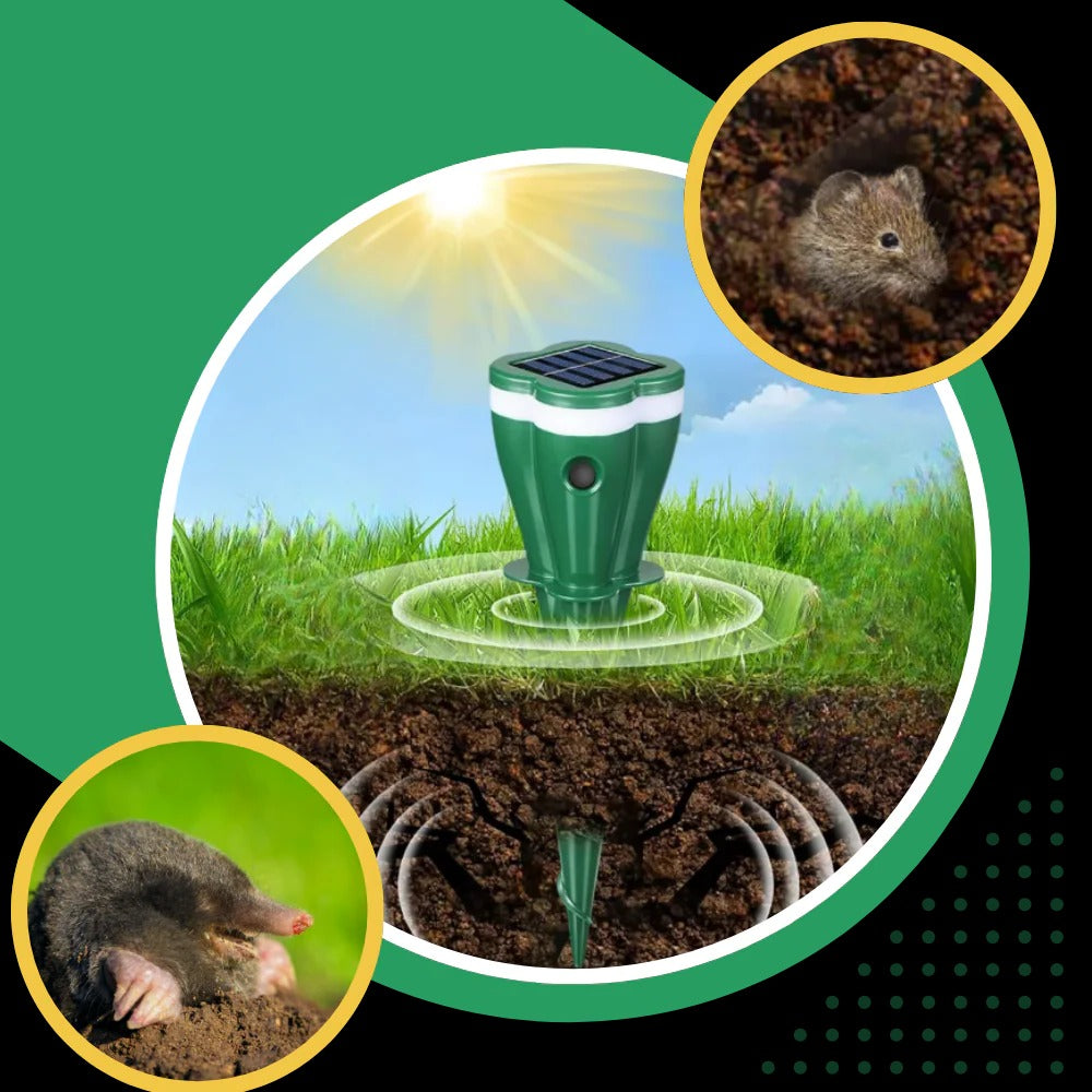 Havenholt Solar-Powered Pulse Garden Pest Repeller
