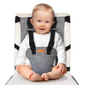 Adjustable Harness and Compact Travel High Chair