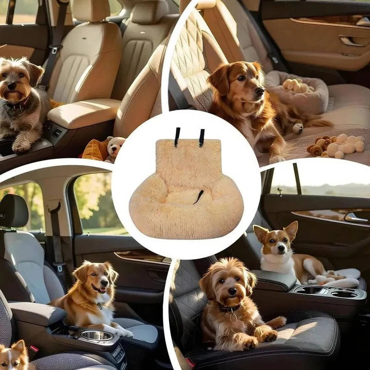 Vehicle Pet Protector with Nonslip Bottom and Padded Bolsters