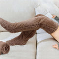 Havenholt Extra Long Fuzzy Thigh High Socks