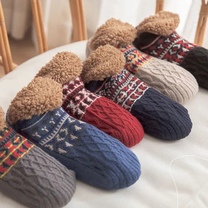 Havenholt Snowflake Pattern Thermal Floor Socks