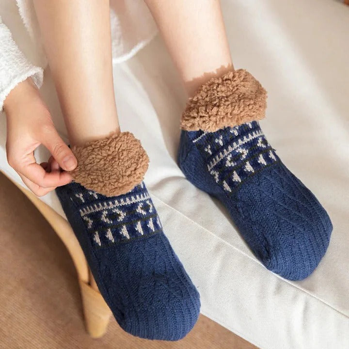 Havenholt Snowflake Pattern Thermal Floor Socks