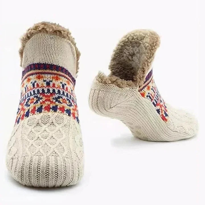 Havenholt Snowflake Pattern Thermal Floor Socks