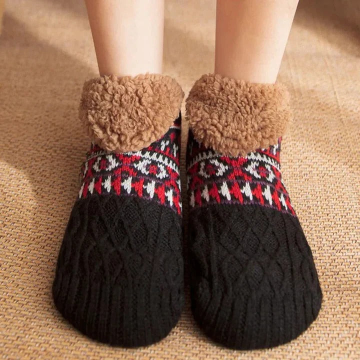 Havenholt Snowflake Pattern Thermal Floor Socks