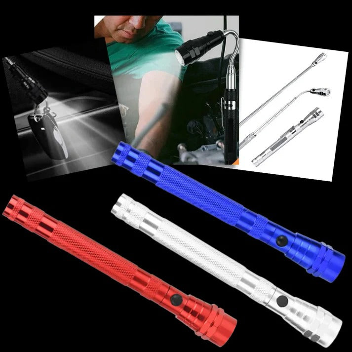 Telescopic Magnetic LED Flashlight