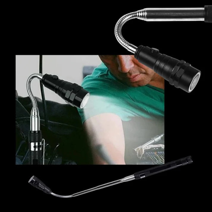 Telescopic Magnetic LED Flashlight