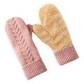 Dual Thermal Barrier Double Layer Fleece Lined Winter Mittens