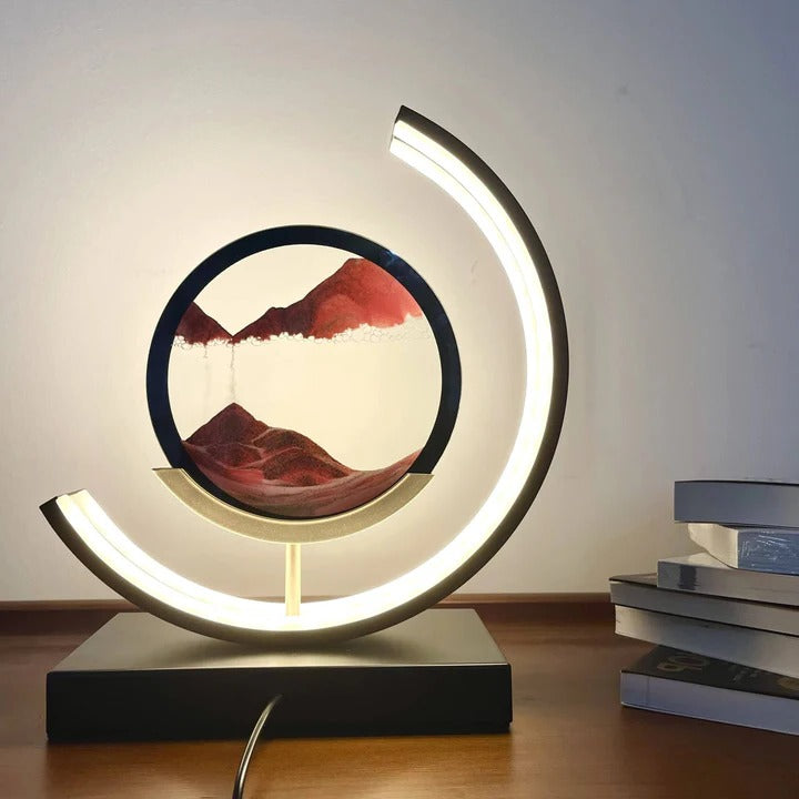 Havenholt Moving Sand Art Lamp with Warm LED