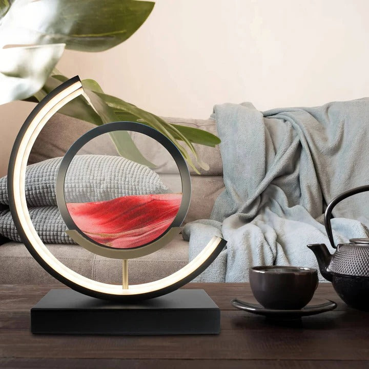 Havenholt Moving Sand Art Lamp with Warm LED