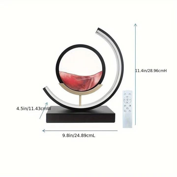 Havenholt Moving Sand Art Lamp with Warm LED