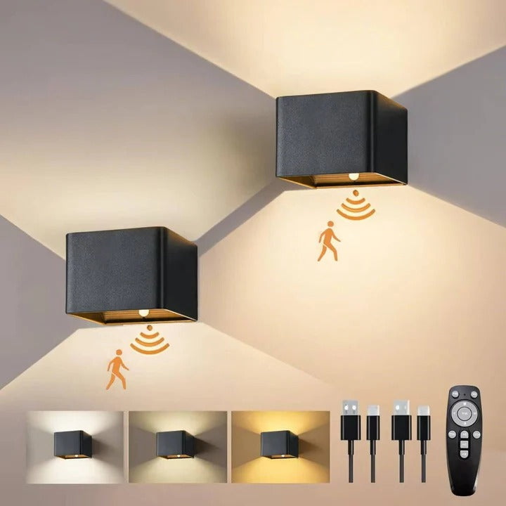 Havenholt Indoor Motion Sensor Wall Light with Remote
