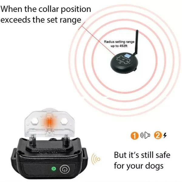Dual Wireless Boundary and Remote Outdoor Trainer